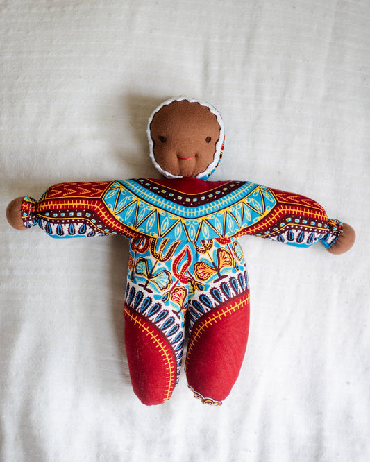 Mini Doll — African Print