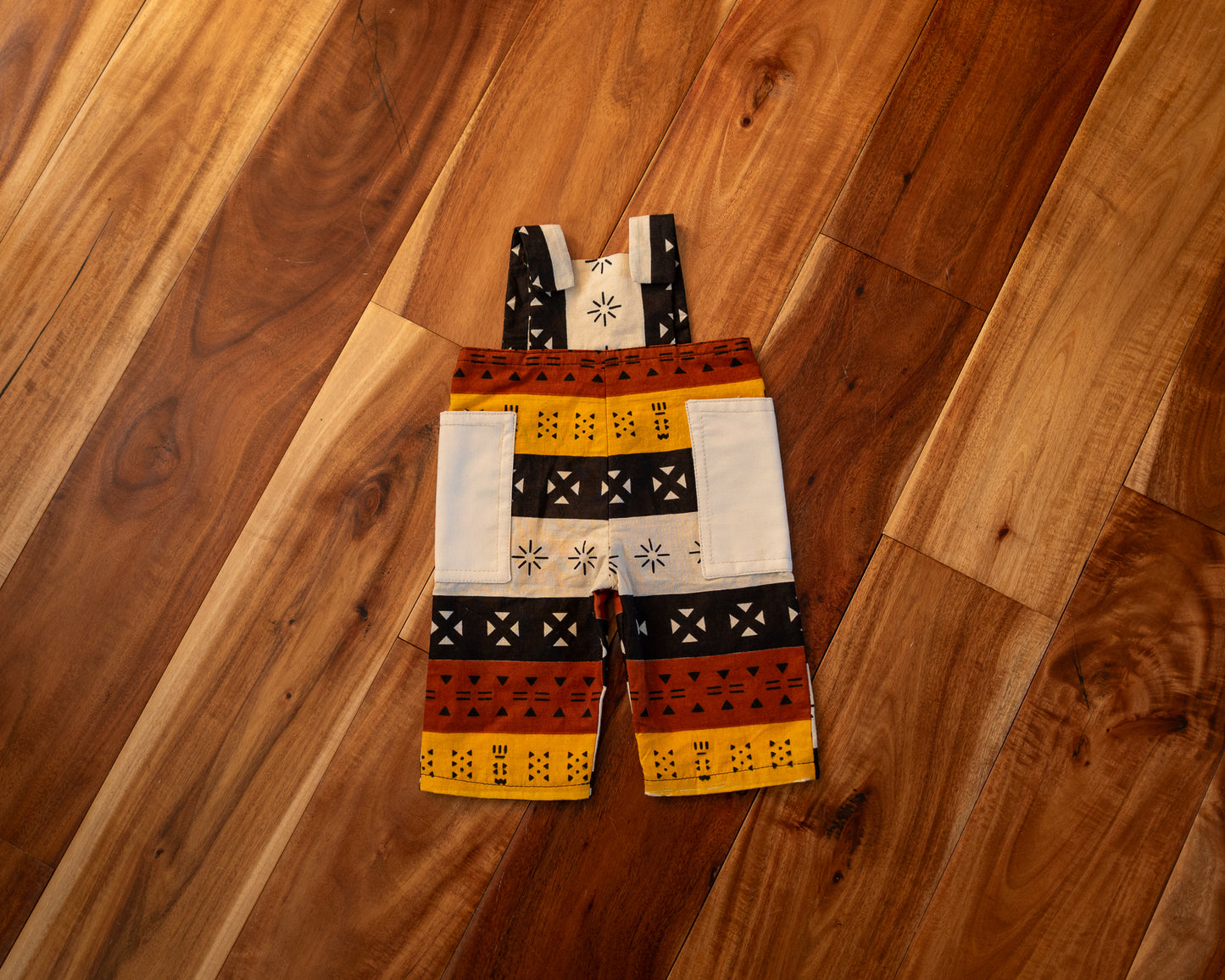 African Print Overalls -- Two Pack