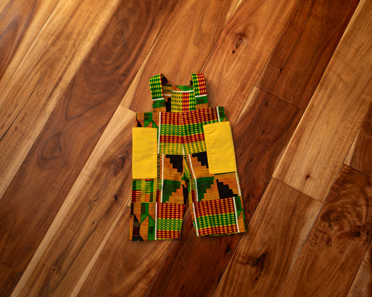 African Print Overalls