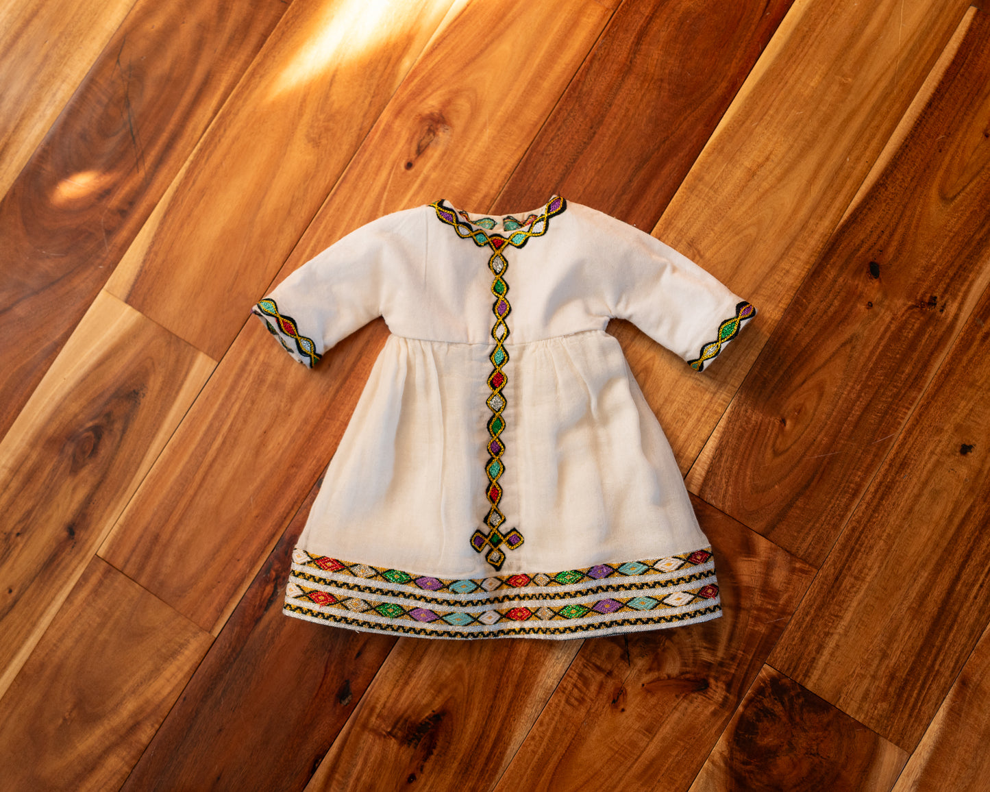 Traditional Outfit Cotton Embroidery Dress